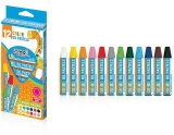 Creioane cerate pe baza de ulei, 12 culori/set S-Cool 